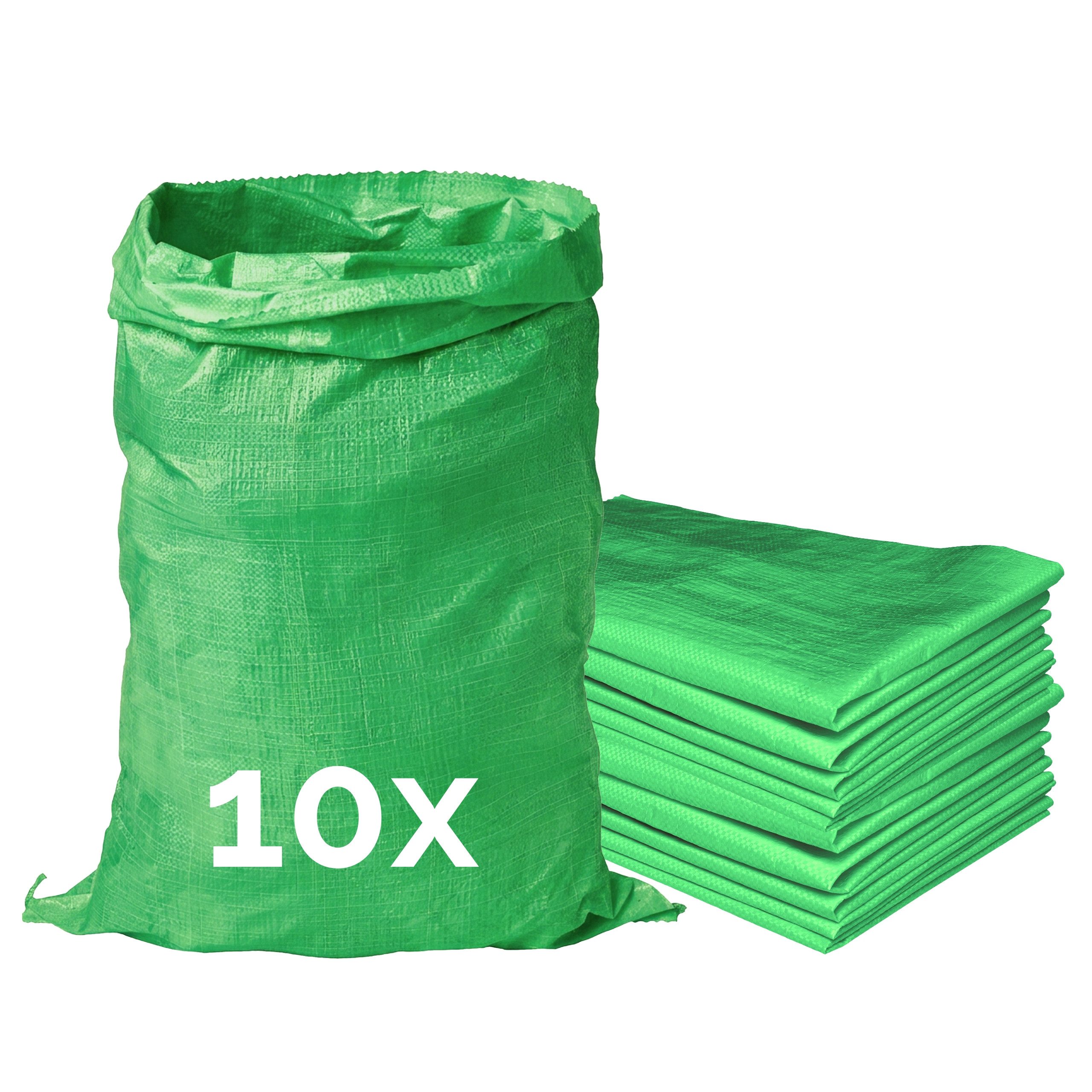 Garronda Gewebesack Polypropylensack für Sand, Lagerung, reißfest, 25 und 50 kg GD-0161, vielseitig einsetzbar: Gewebesäcke Gartensack Hochwasserschutz