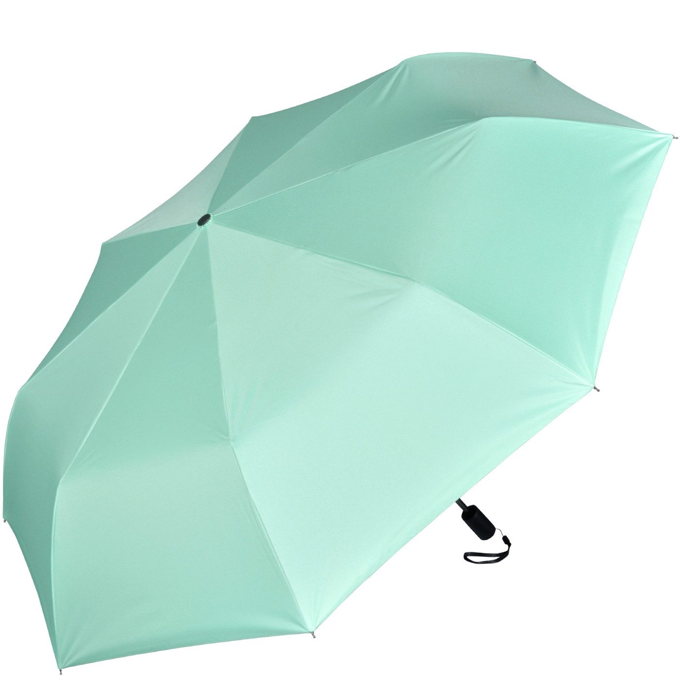 iX-brella Trekkingschirm XL Sonnen-Regenschirm mit UPF 50+, UV-Hitze-Schutz, mit Umhängetasche, mit Handöffner, innen schwarz