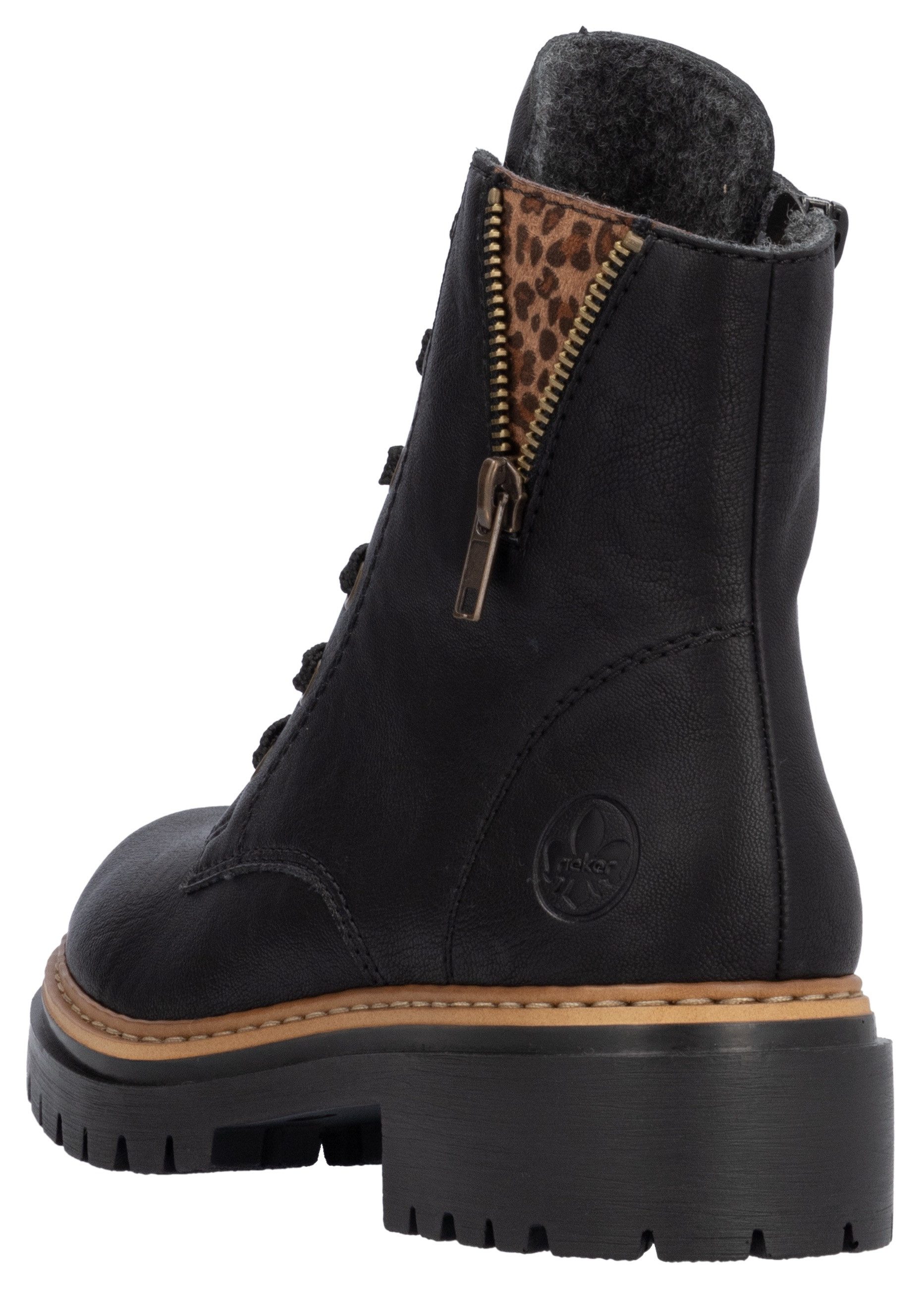 Rieker Schnürstiefelette, Schnürboots, Blockabsatz, mit praktischem Innenre günstig online kaufen