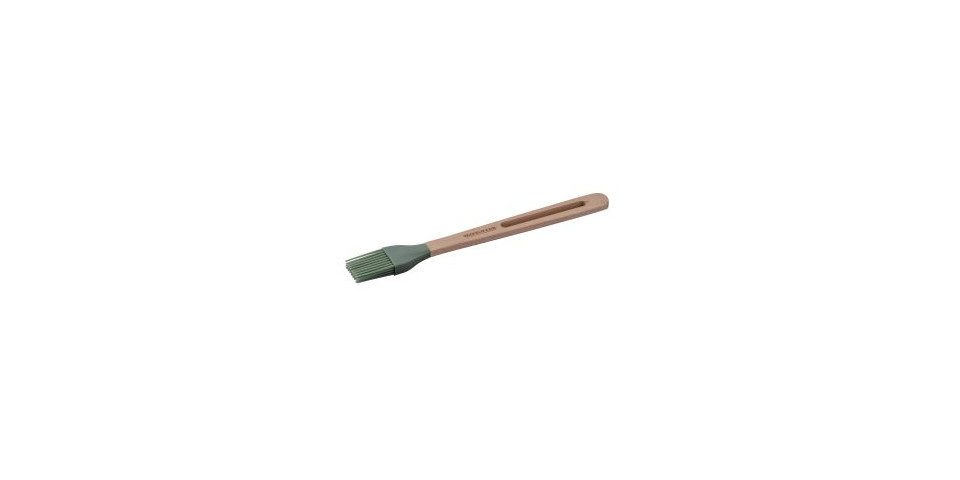 FACKELMANN Backblech Fackelmann Backpinsel 25 cm holz-grün, Silikon