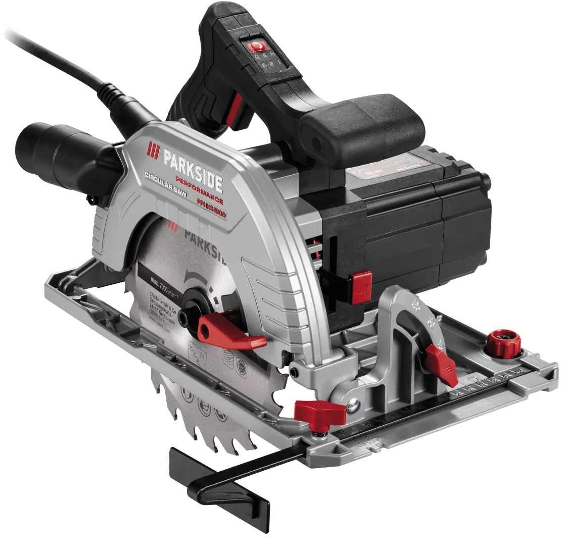 Parkside Akku-Handkreissäge PERFORMANCE Handkreissäge PPHKS 1800 mit Führungsschiene 2 x 700mm