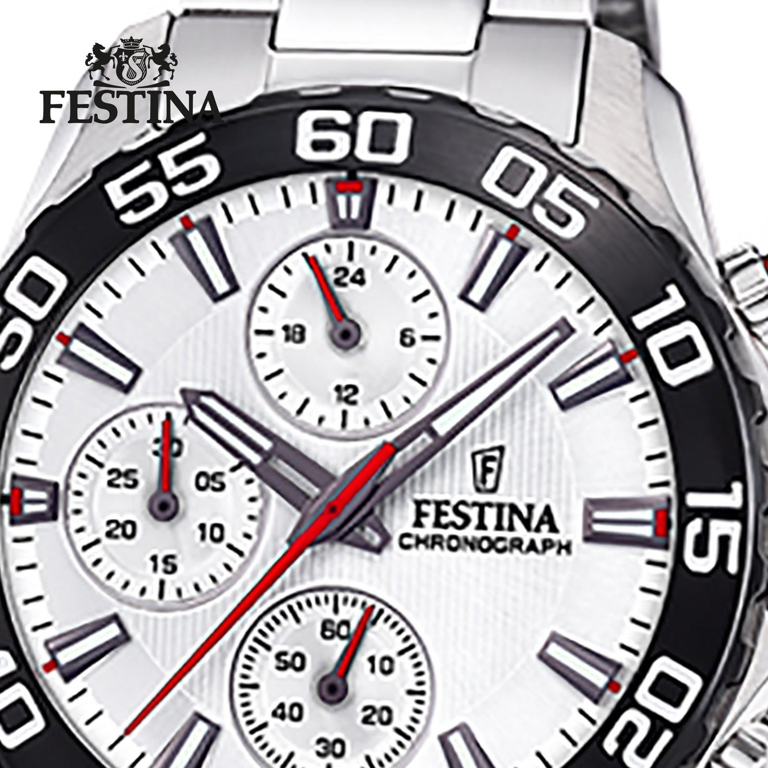 Festina Quarzuhr Festina Kinder Uhr F20457/1 Stahl, (Analoguhr), Kinder Armbanduhr rund, Edelstahlarmband silber