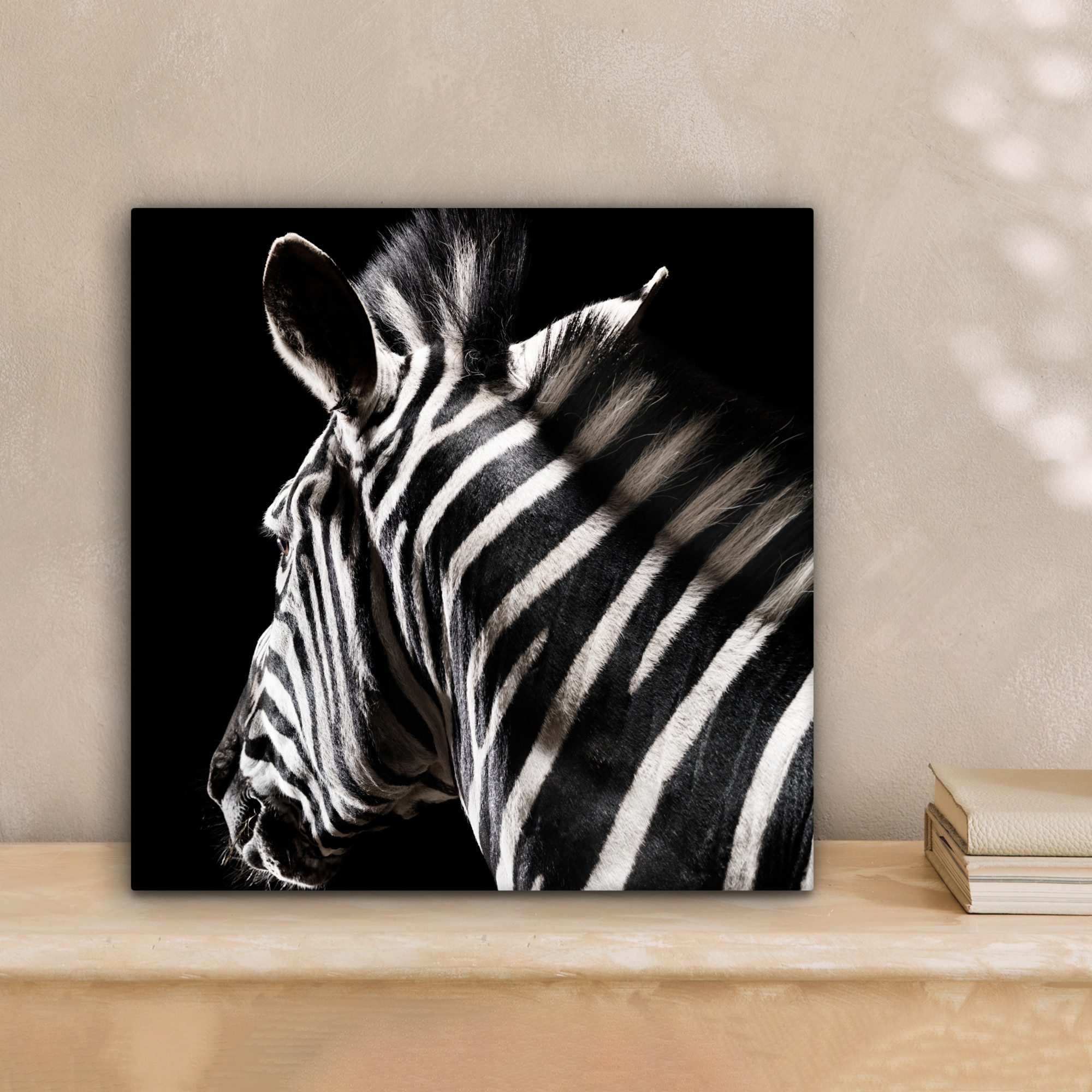 OneMillionCanvasses® Leinwandbild Zebra - Wilde Tiere günstig online kaufen