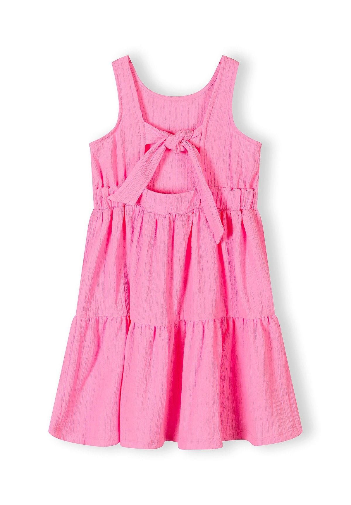 MINOTI Sommerkleid für Mädchen mit breiten Trägern Schleife im Rücken – Bild 3 von 4