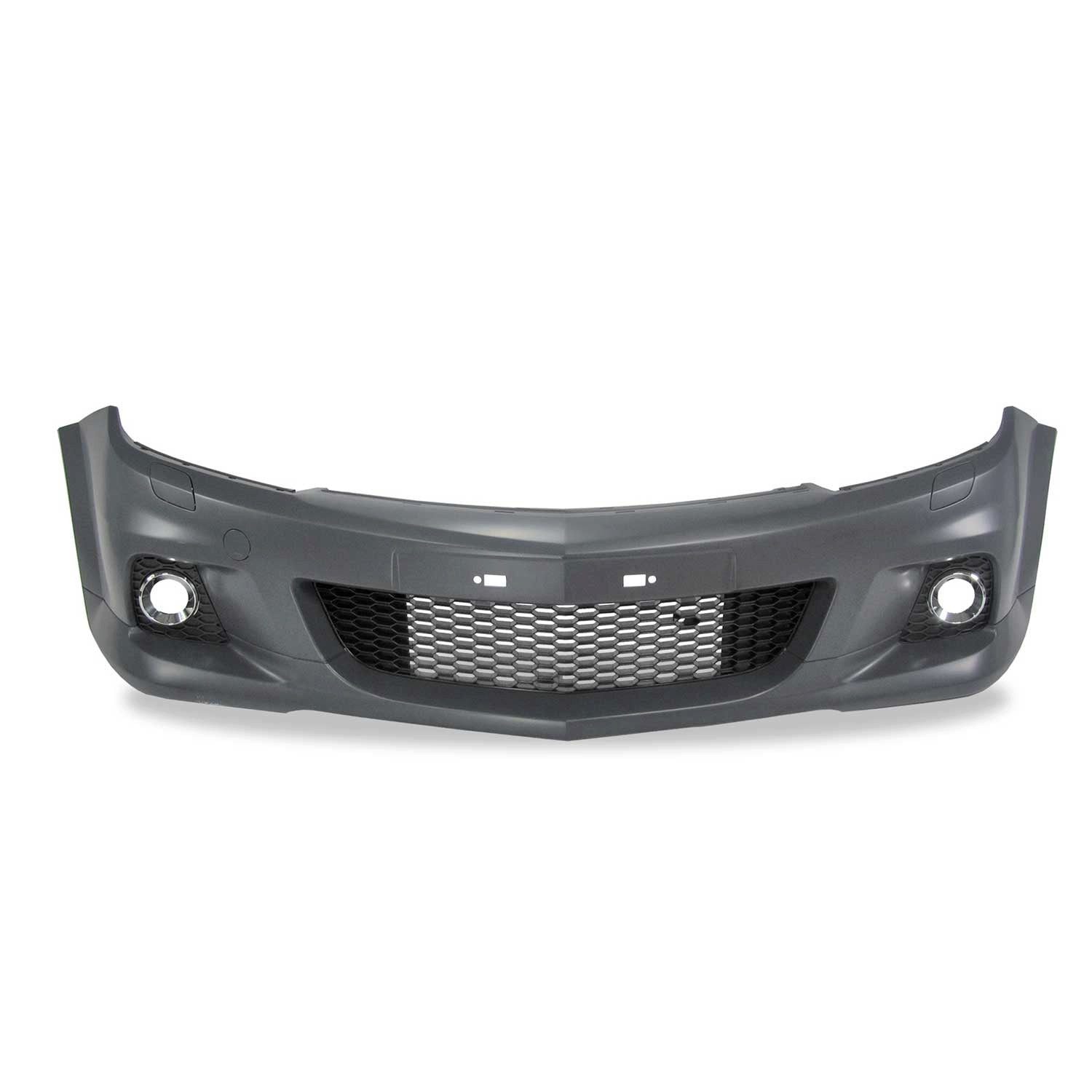 OMAC Frontstoßstange Frontstoßstange für Opel Astra H 3Türer Sport-Design Schwarz, 1-St.