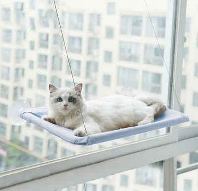 XDeer Katzen-Hängematte Katzen-Hängematte Fensterliege,Katzen Fensterbrett,Katzenhängematte, Katzenfenstersitz Fensterliege, Katzenhängematte, Haustierbett
