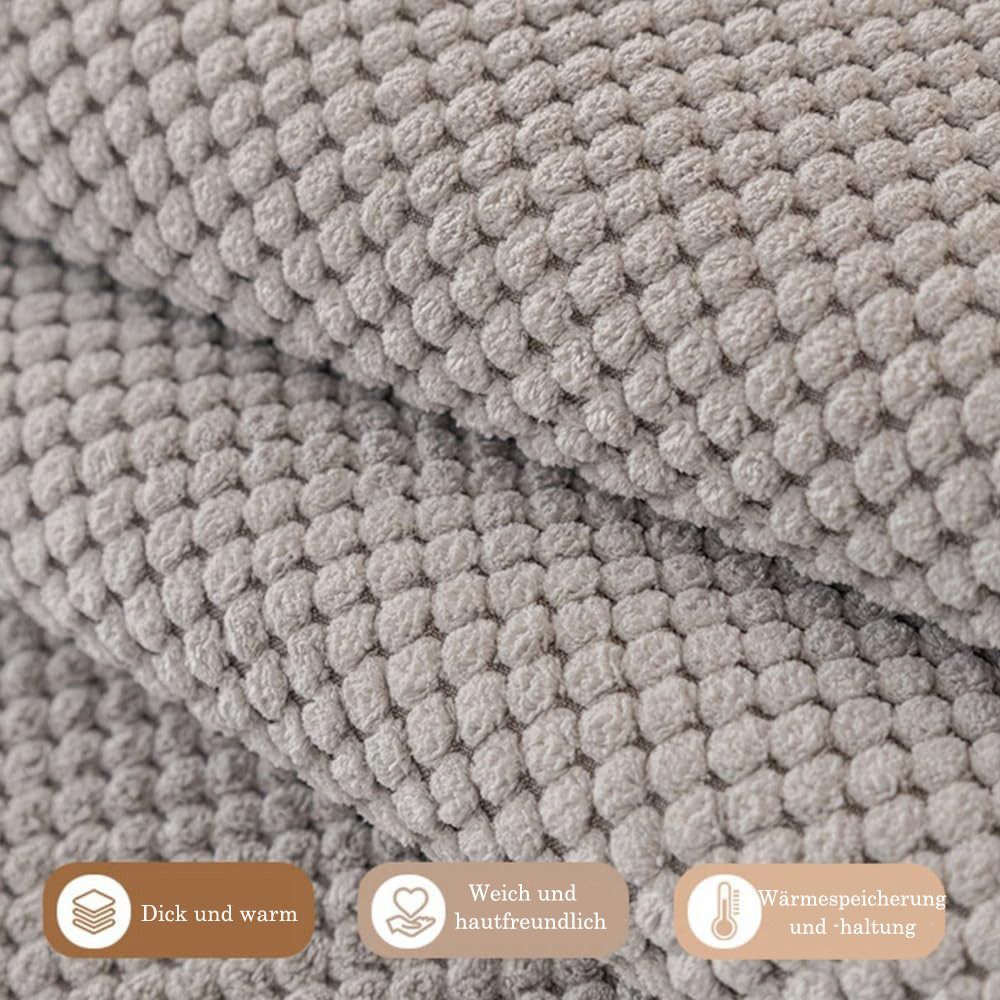 Agger Sofaschoner Couch Überzug, Sofa-Schutzhülle mit Rutschfester Unterlage, Neue Universelle rutschfeste Solide Sofa Überzug