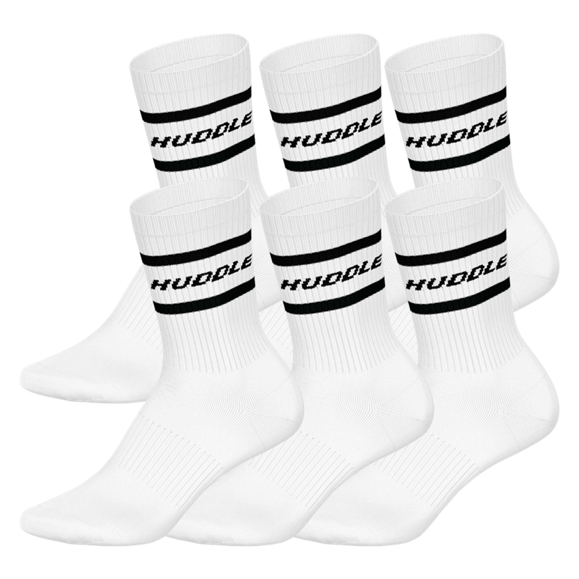 HUDDLE Kurzsocken Unisex Socken 6er Pack Polyester (Packung, 6er Pack)