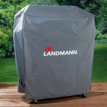 LANDMANN Grillabdeckhaube Wetterschutzhaube 60x96x120cm, wasserdicht, UV-beständig, atmungsaktiv, kältebeständig