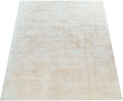 Teppich Glori 330, Paco Home, rechteckig, Höhe: 9 mm, Handweb, Kurzflor, 100% Viskose, handgewebt, mit leichtem Schimmer