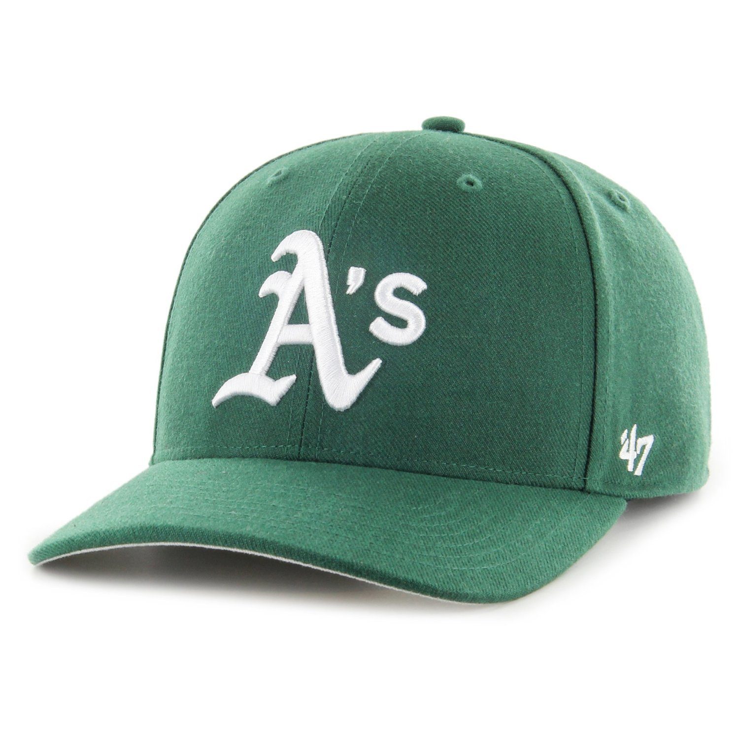 '47 Brand Snapback Cap Low Profile ZONE Oakland Athletics forest