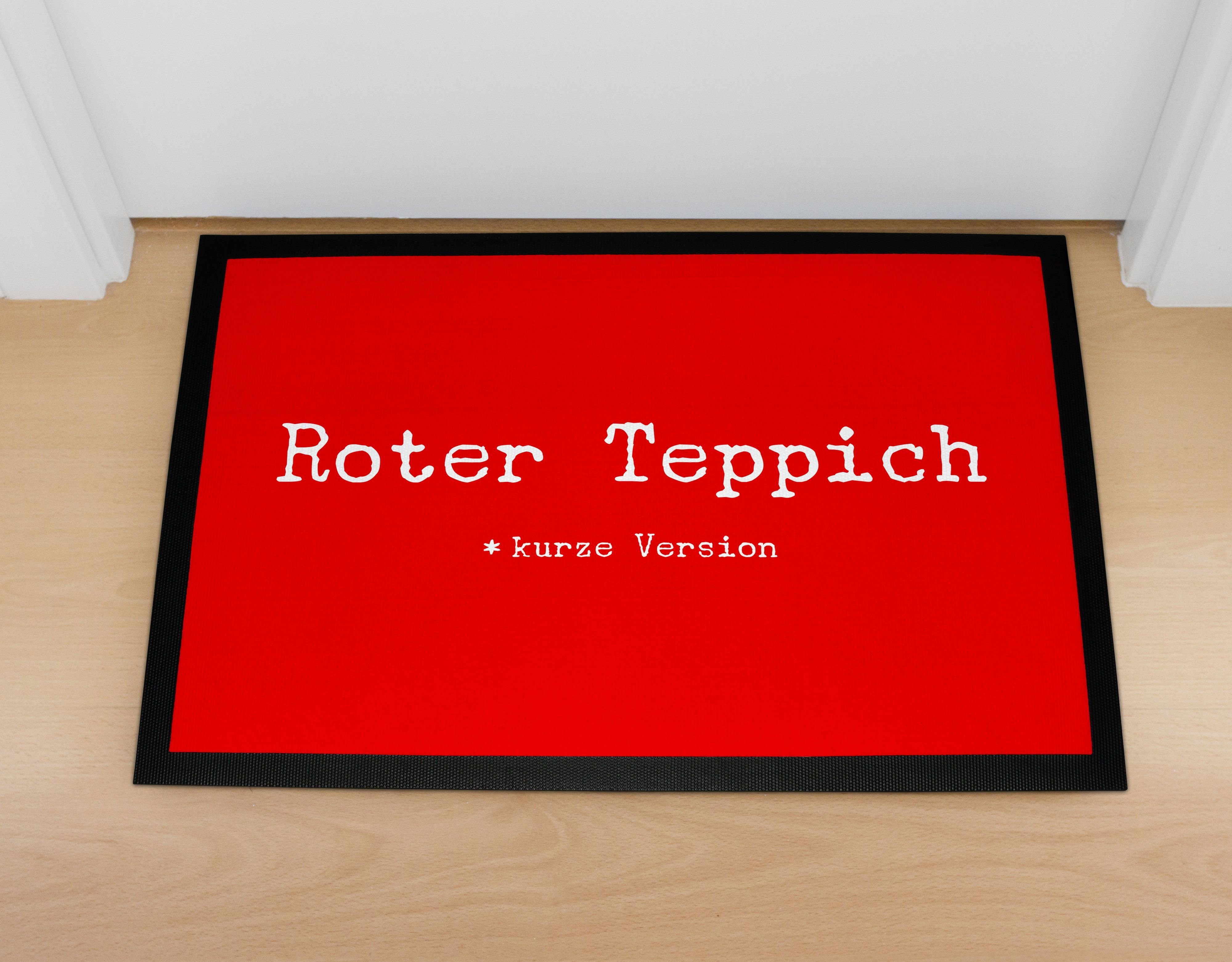 MoonWorks Fußmatte Fußmatte roter Teppich kurze Version Hollywood rutschfes günstig online kaufen