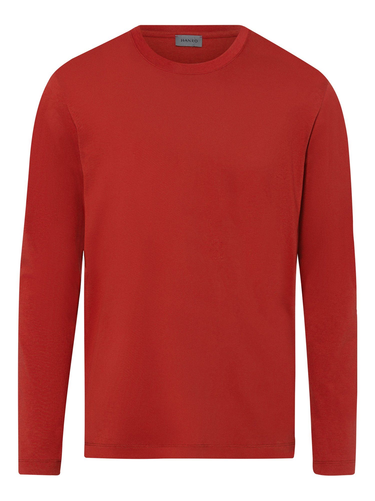 Hanro Longsleeve Living Shirts red ochre