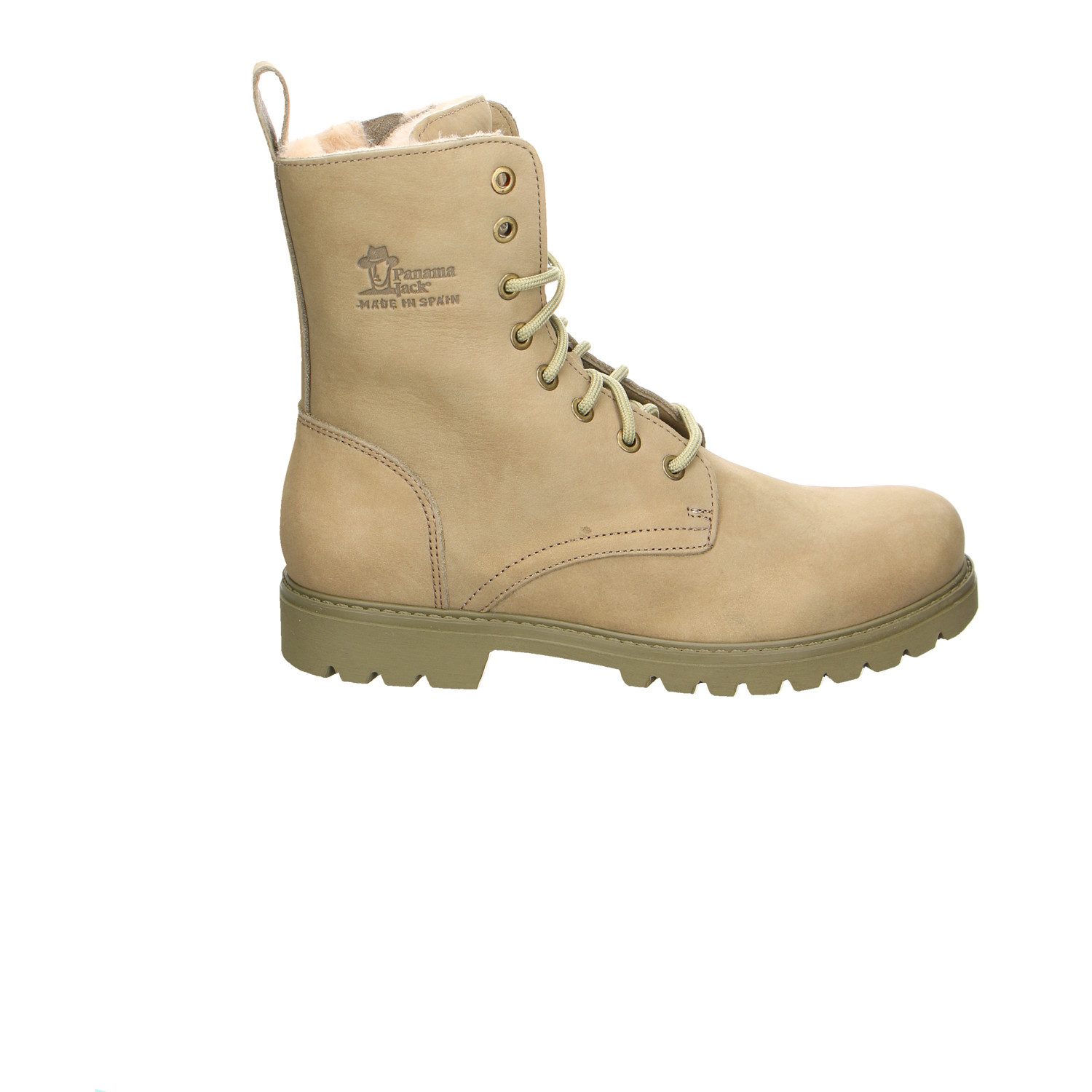 Panama Jack Panama Jack Frisia/058626 Nubuk Schnürstiefelette grün Stiefelette