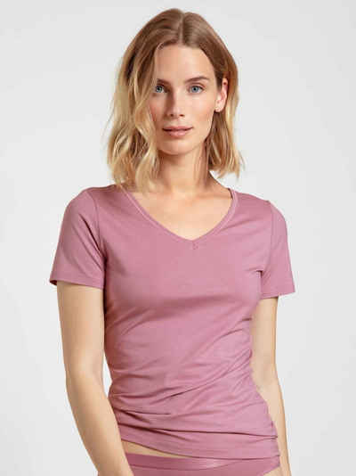 CALIDA Unterziehshirt »Kurzarm-Shirt, V-Neck« (1-St)
