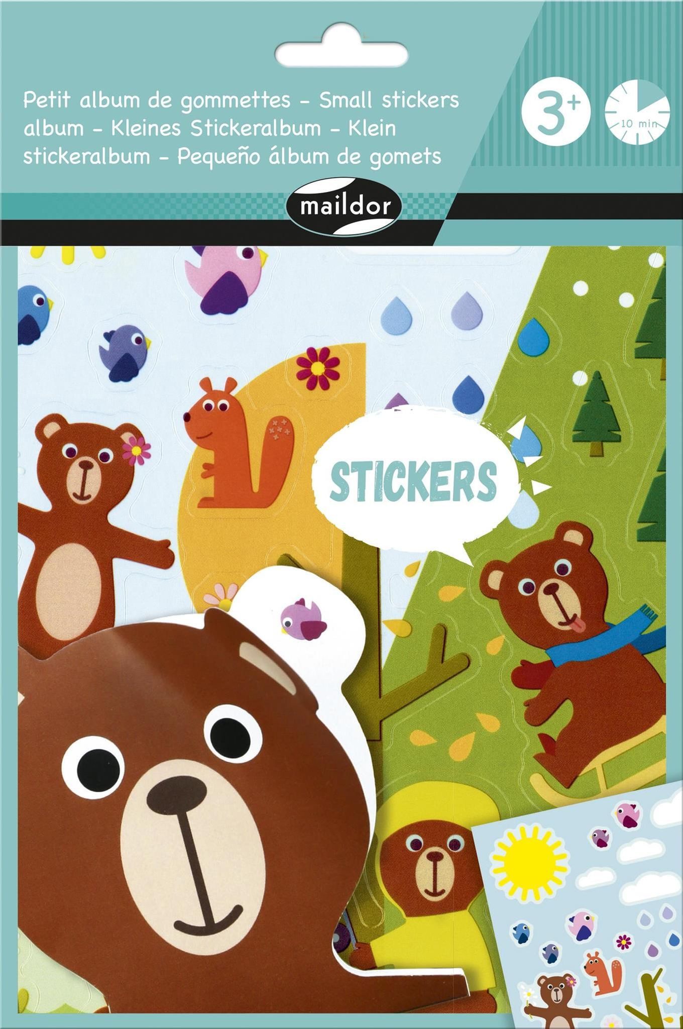 maildor Stickerbuch Maildor Stickeralbum mit ca. 30 Stickern