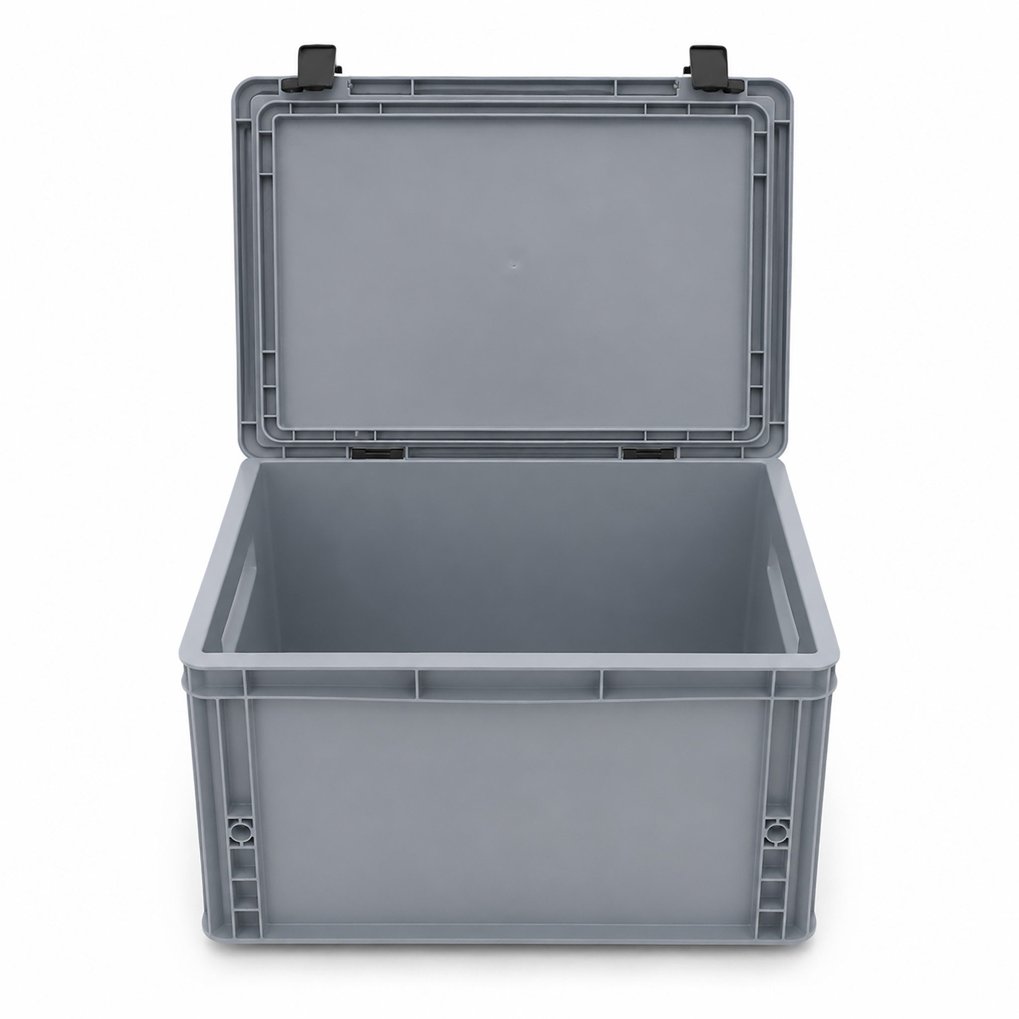 AUER Packaging GmbH Transportbehälter AUER Eurobehälter mit Schanierdeckel ED 43/32, 40 x 30 x 33,5 cm, (1-St), stapelbar