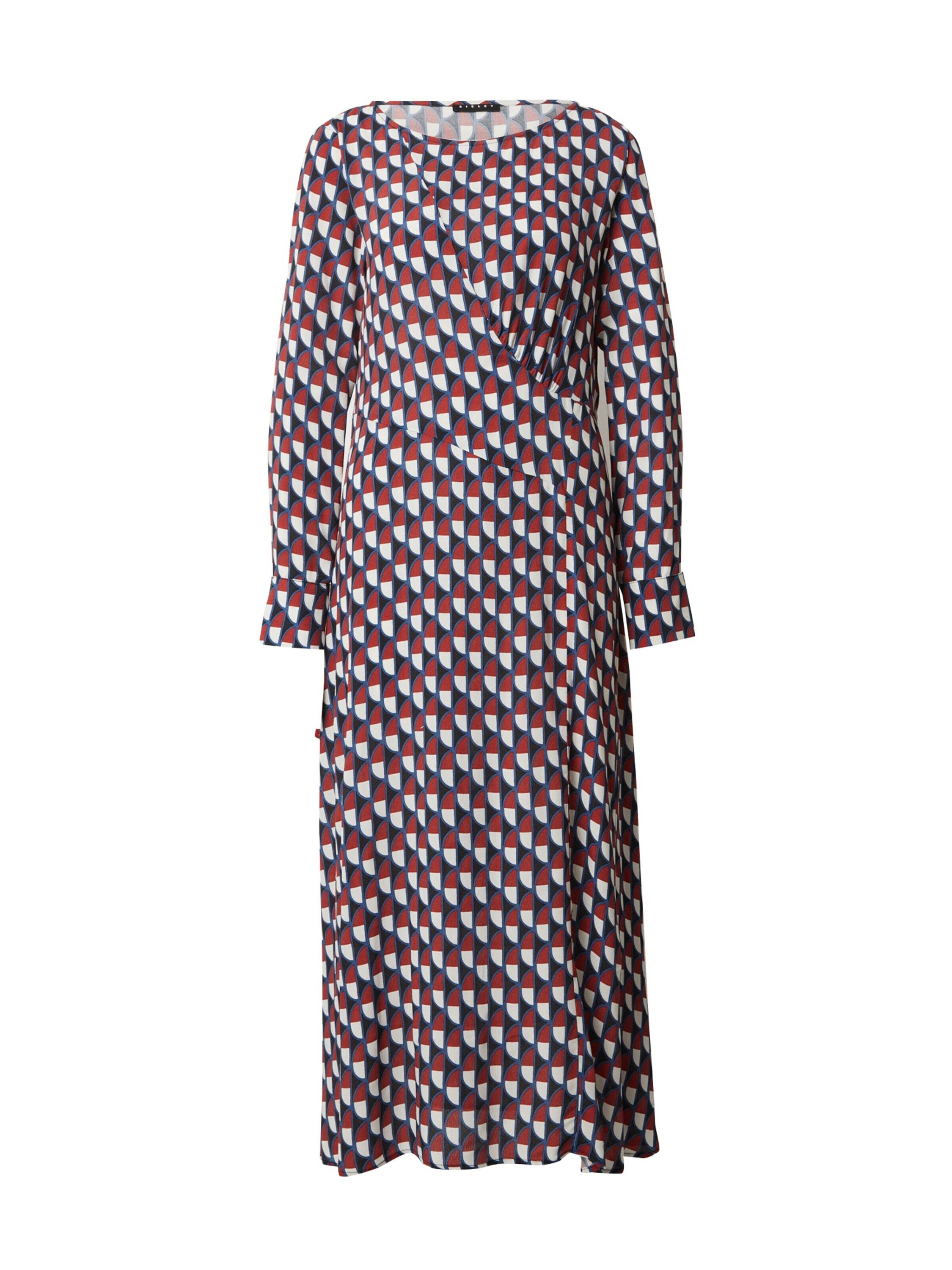 sisley Jerseykleid (1-tlg) Drapiert/gerafft