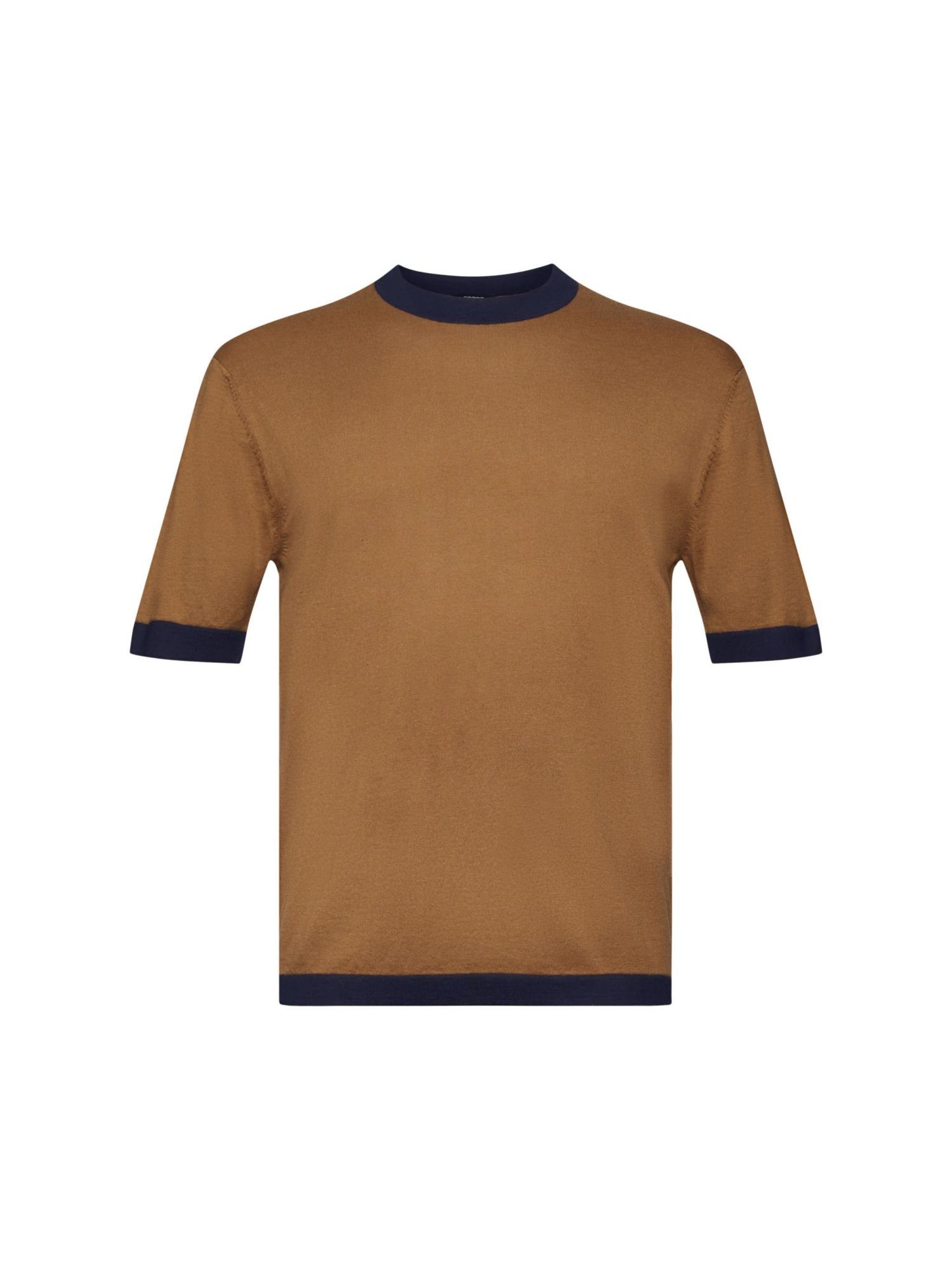 Strick-T-Shirt KHAKI Esprit PALE Collection (1-tlg) T-Shirt