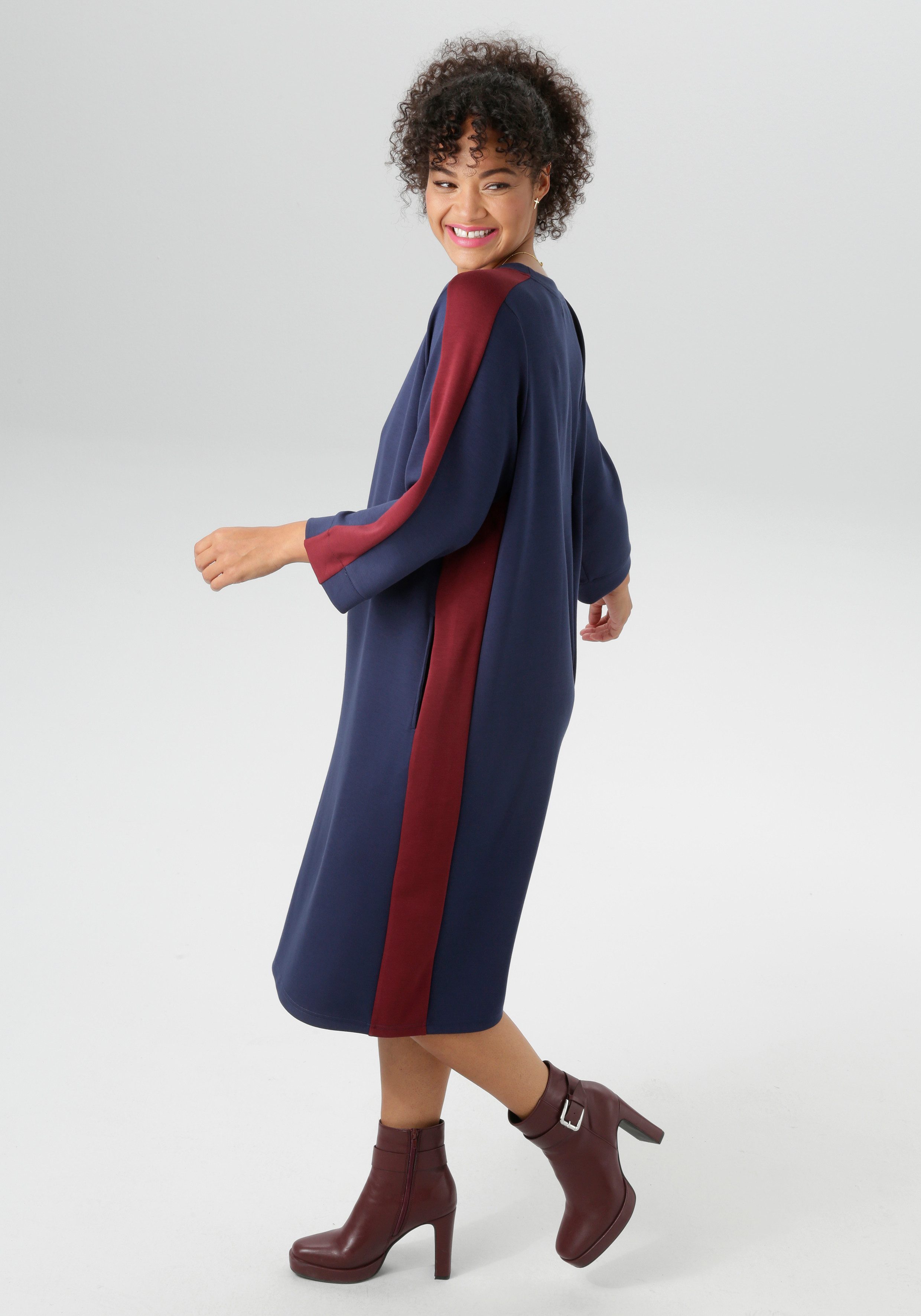 Aniston PLUS Sweatkleid aus super weichen, elastischen Jersey-Qualität - NE günstig online kaufen