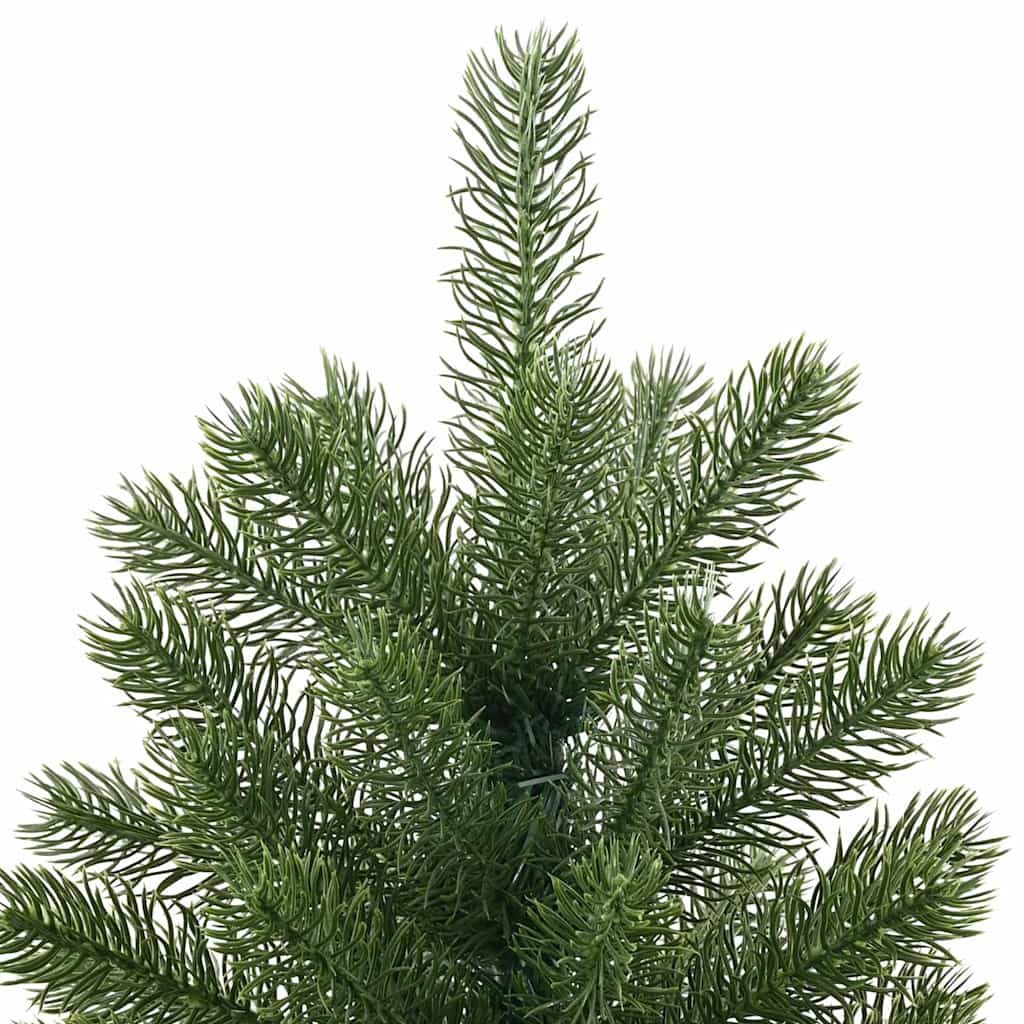 vidaXL Künstlicher Weihnachtsbaum Künstlicher Weihnachtsbaum 210 cm PVC, PE und Stahl Grün – Bild 5 von 5