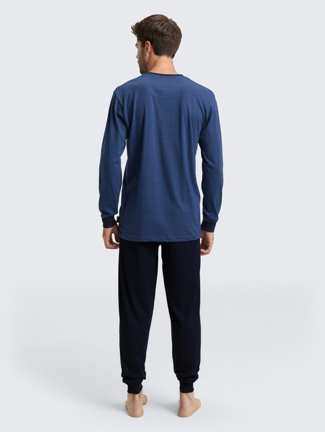 TOM TAILOR Pyjama Unterwäsche (2 tlg) Pyjama-Set aus Baumwolle