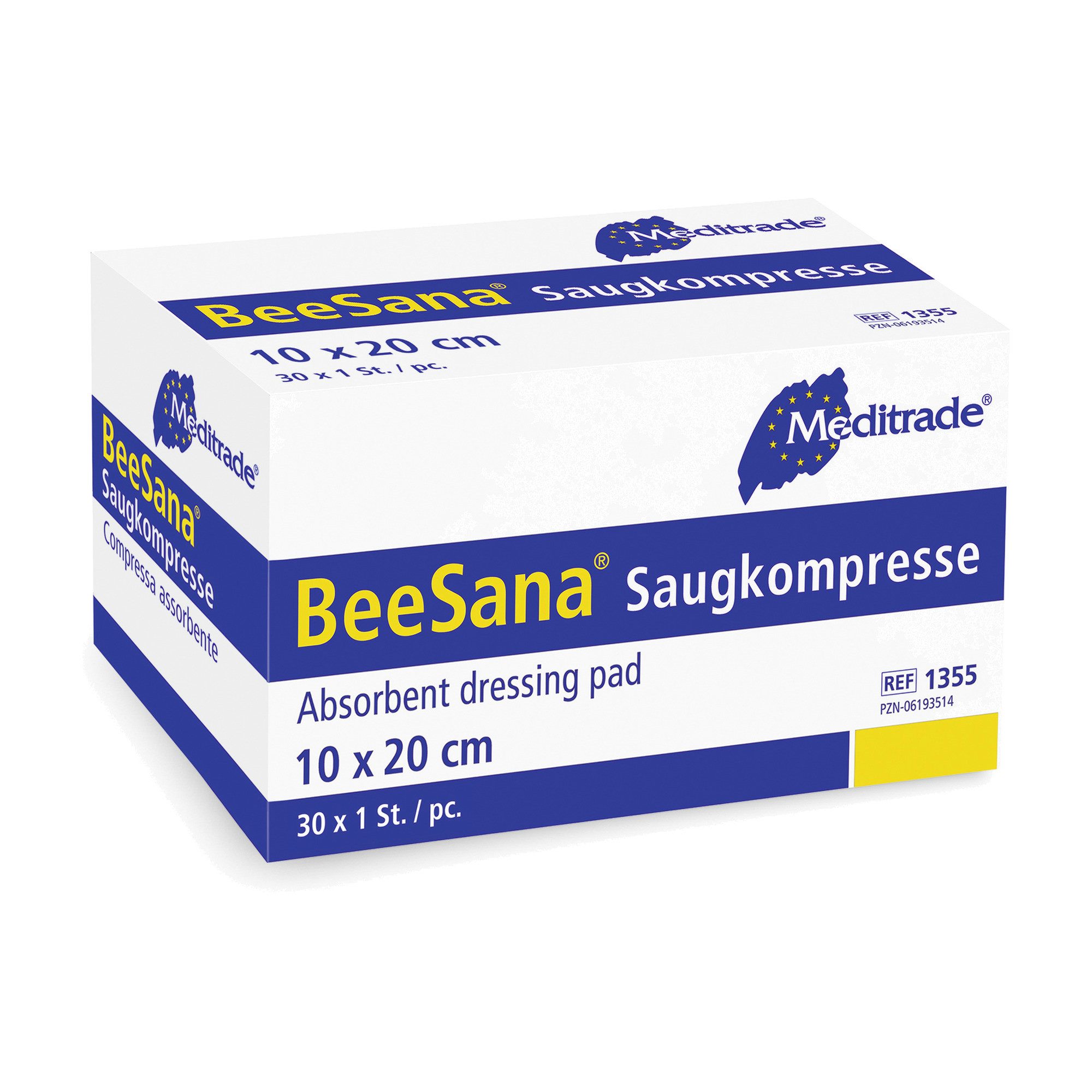 MediTrade Bandage Meditrade BeeSana Saugkompresse - steril