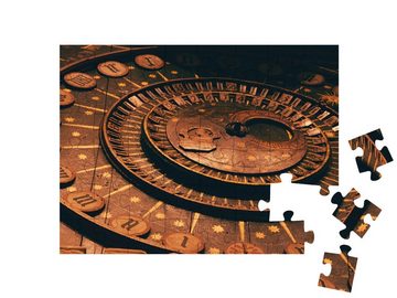 puzzleYOU Puzzle Historische Uhr aus dem 13. Jahrhundert, 48 Puzzleteile, puzzleYOU-Kollektionen Uhren