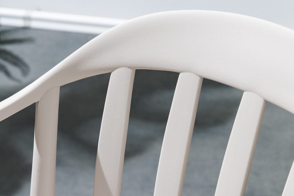 riess-ambiente Gartenstuhl STUDIO ITALIA taupe - Kunststoff, In-/Outdoor, wetterfest, stapelbar (Einzelartikel, 1 St), pflegeleichter Balkonstuhl · leichtes Design · stabil · für Terrasse