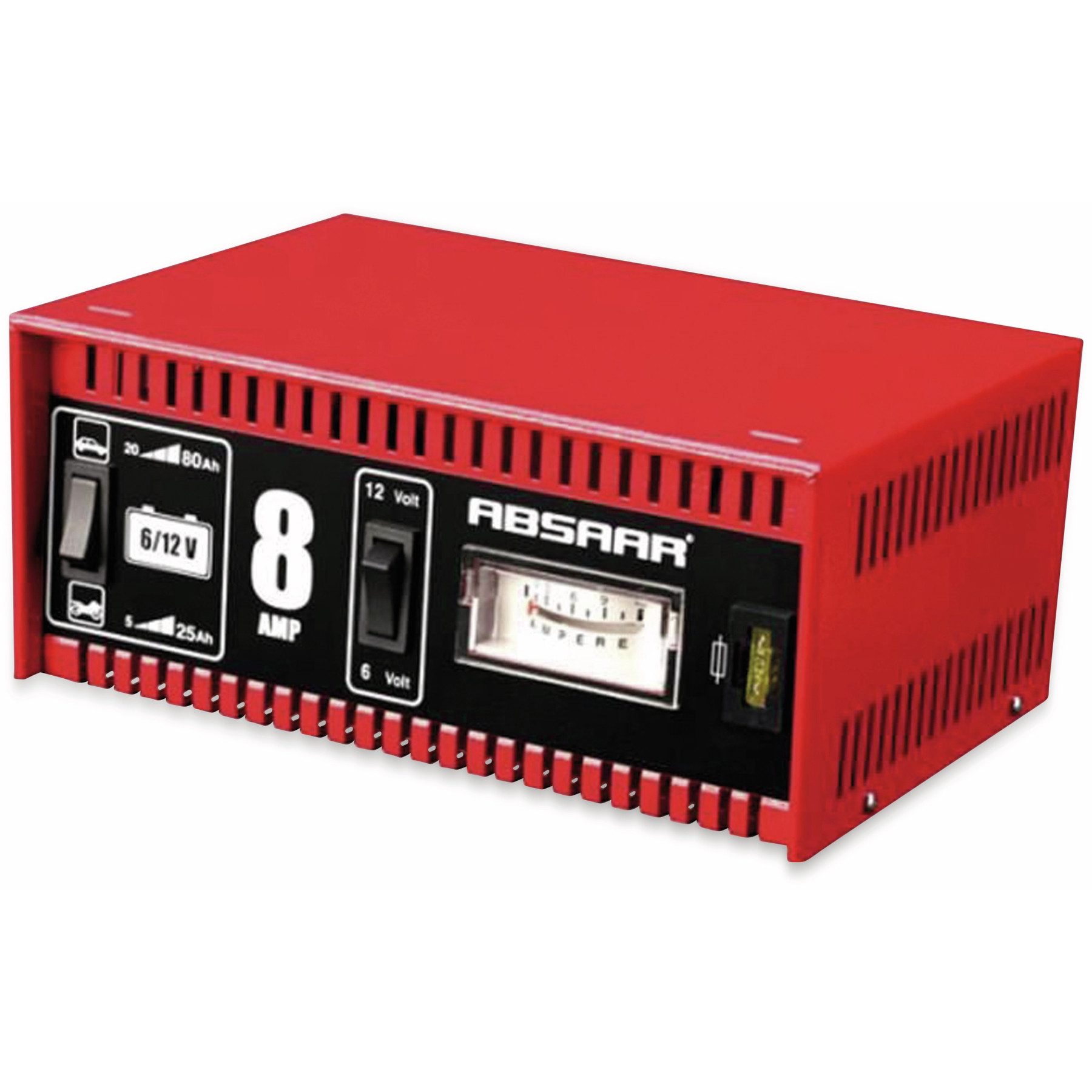 Absaar ABSAAR Batterie-Ladegerät 6/12 V- 8 A Autobatterie-Ladegerät