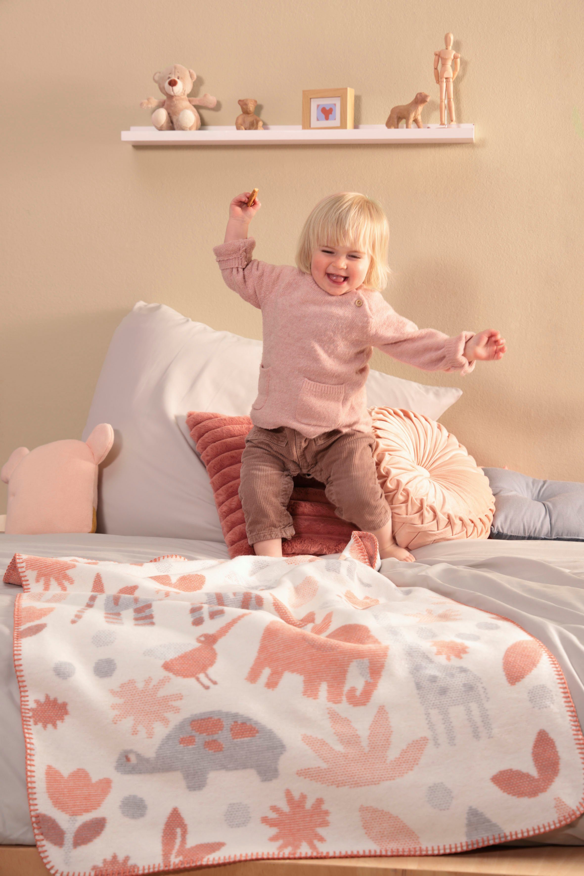 Babydecke Babydecke Zoo, Biederlack, Babydecke Zoo günstig online kaufen
