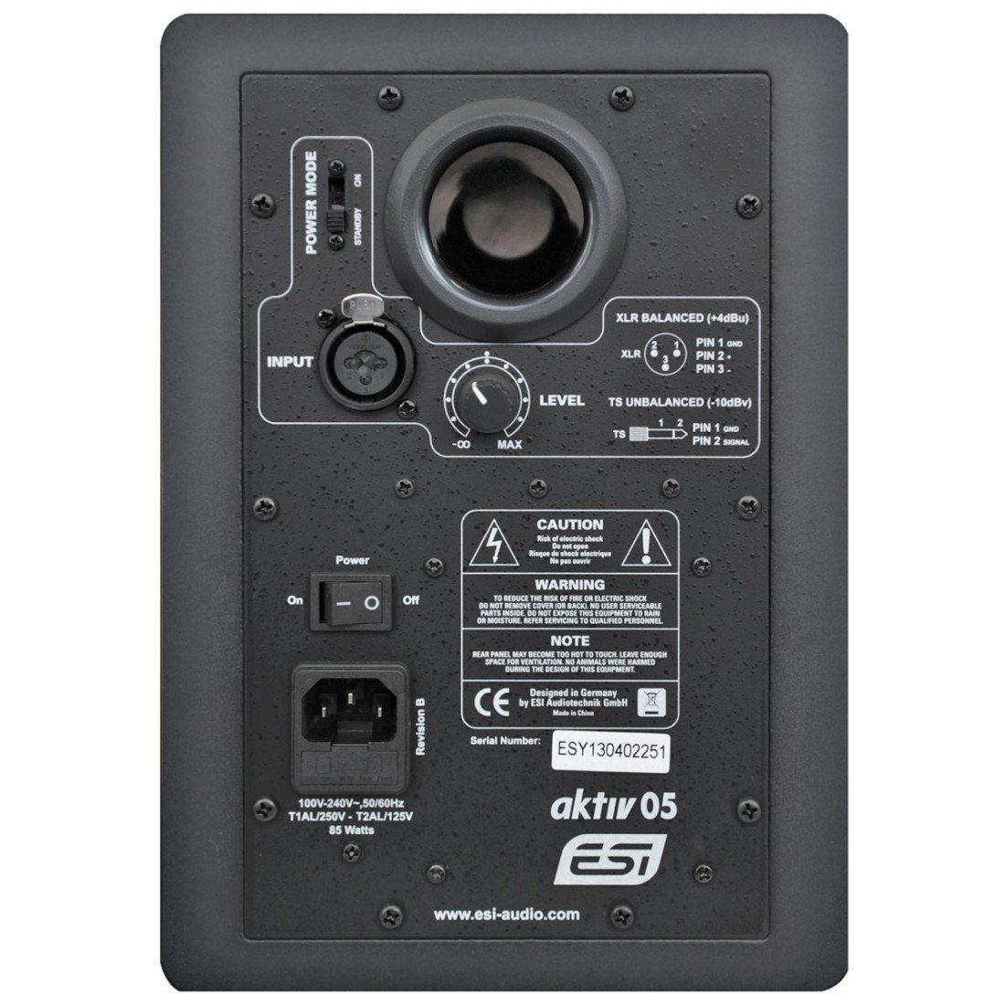 ESI ESI Aktiv 05 Monitor-Box Paar + Home Speaker Schwingungsdämpfer