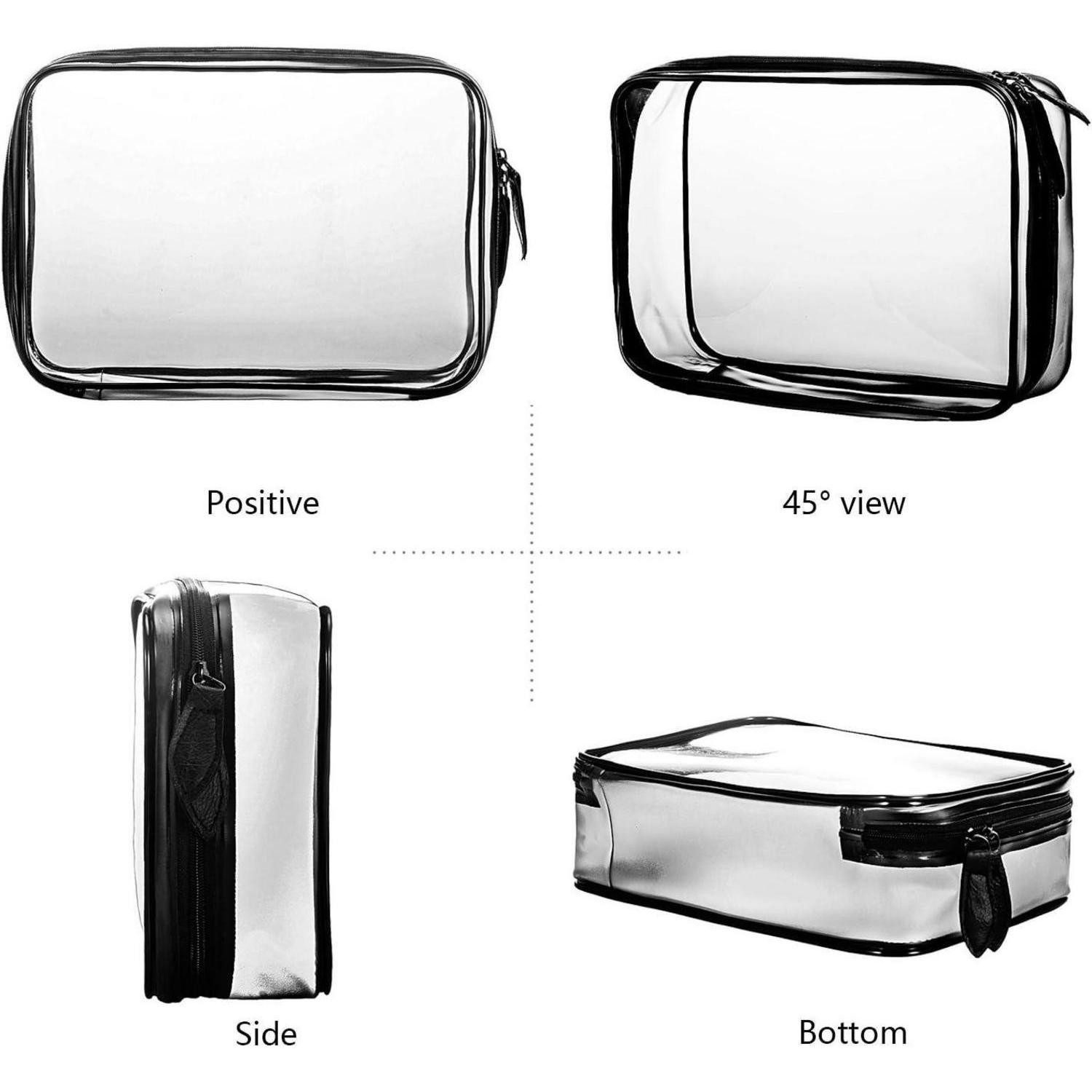 LuxusKollektion Kulturbeutel Kulturbeutel Transparent Reiseflaschen Transpa günstig online kaufen