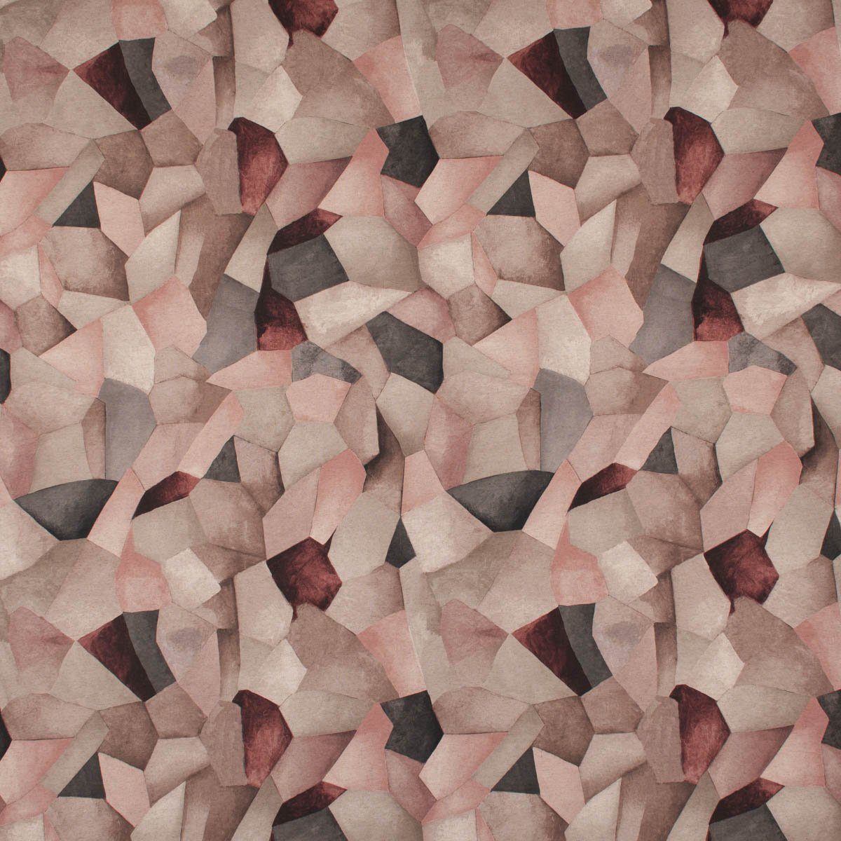 Thumbnail - Prestigious Textiles Stoff Dekostoff Baumwolle Digitaldruck Statue Mosaik Abstrakt rosa 140cm, allergikergeeignet