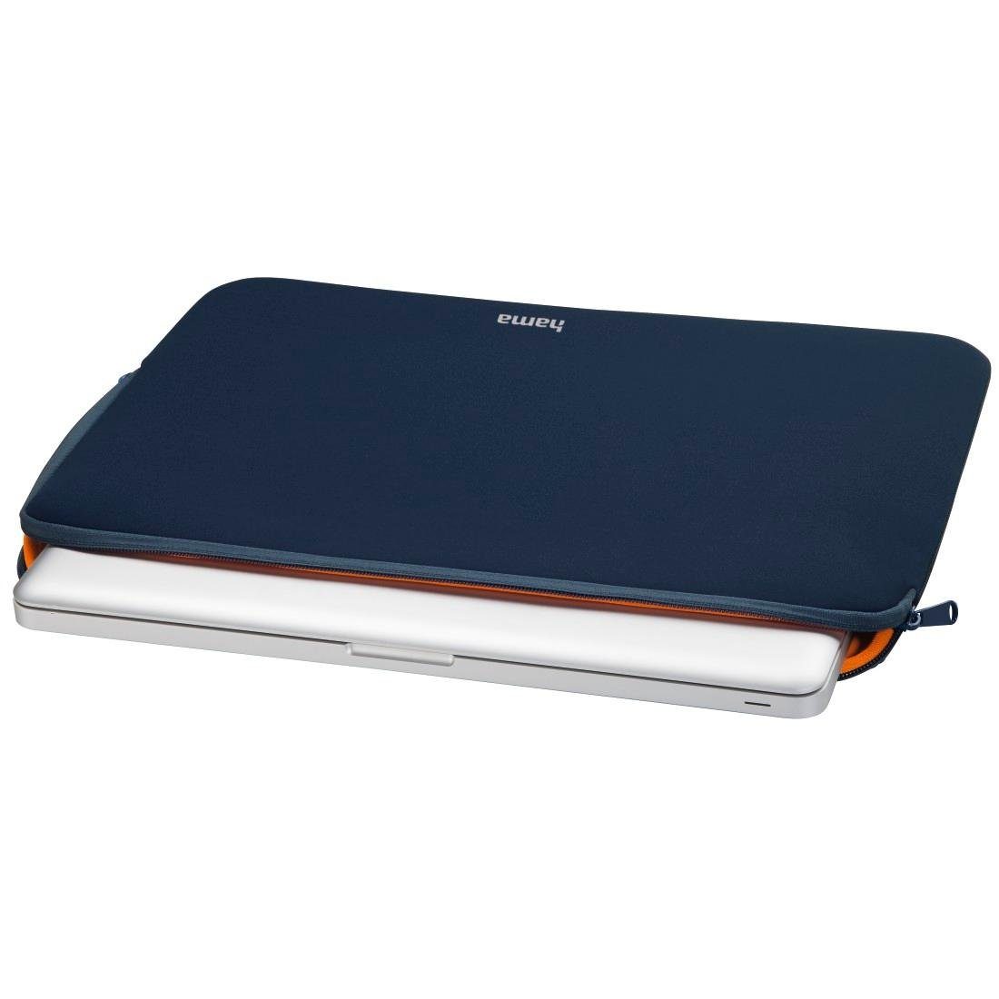 bis cm Laptop-Sleeve (14,1), Blau "Neoprene", Hama Laptoptasche 36