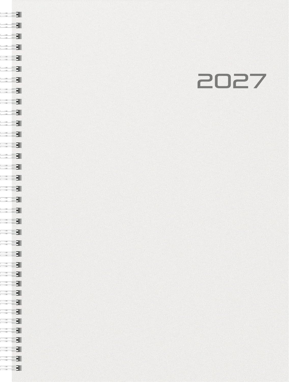 BRUNNEN Buchkalender BRUNNEN Buchkalender Premium 781 2027 A4, Kunststoff, transparent