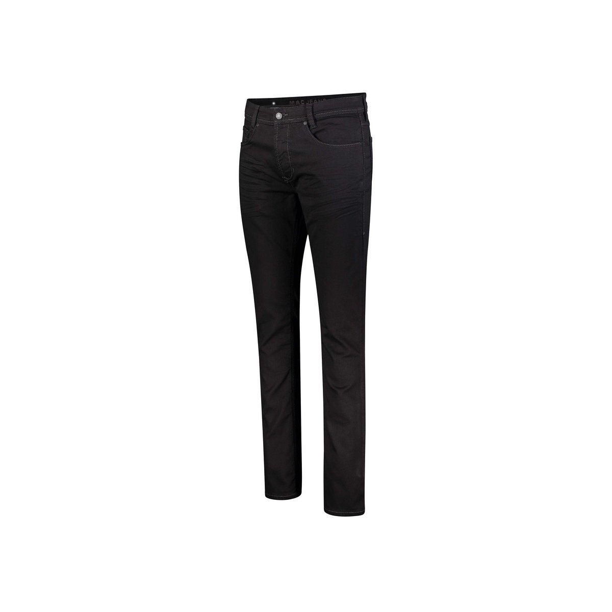 regular schwarz Straight-Jeans MAC (1-tlg)