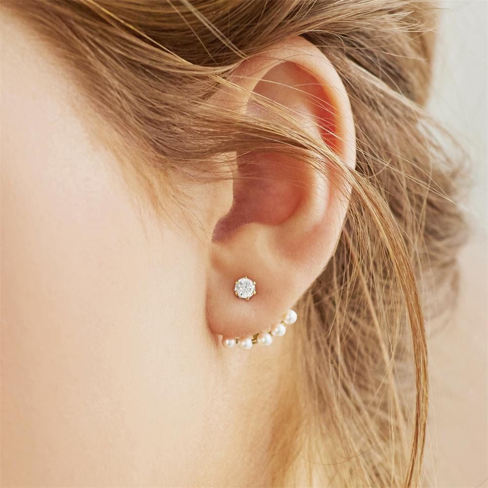 JEWLIX Paar Ohrstecker Ohrschmuck Silber SE0763 – Bild 3 von 3