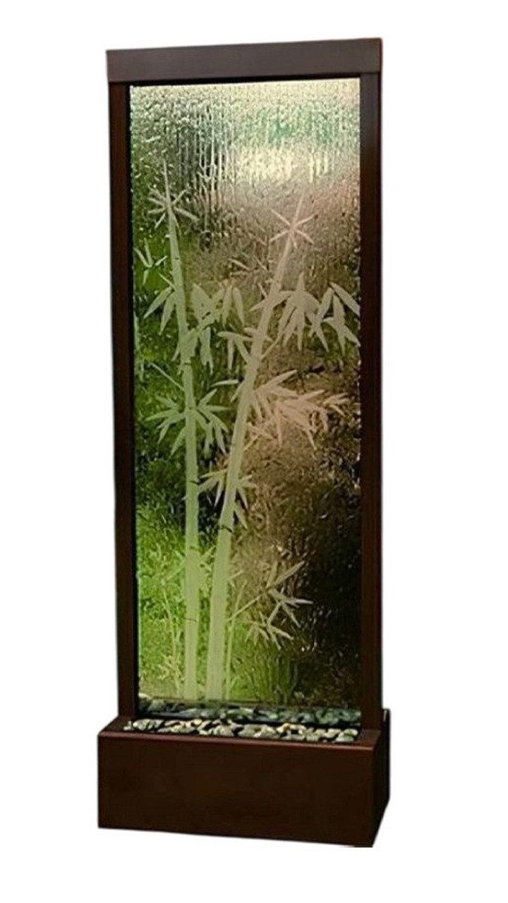 Xlmoebel Фонтан комнаты LED Wasserwand Wandverkleidung Wasser Blasen Wand Wasserfall 200x200cm, (Water Wall), Hergestellt in Europa