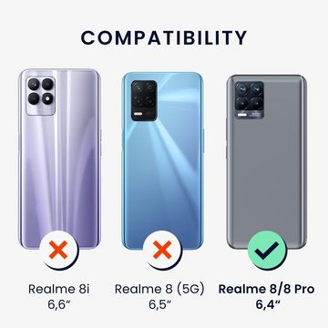 kwmobile Handyhülle Slim Case für Realme 8 / 8 Pro, Hülle Silikon Handy - Handyhülle gummiert