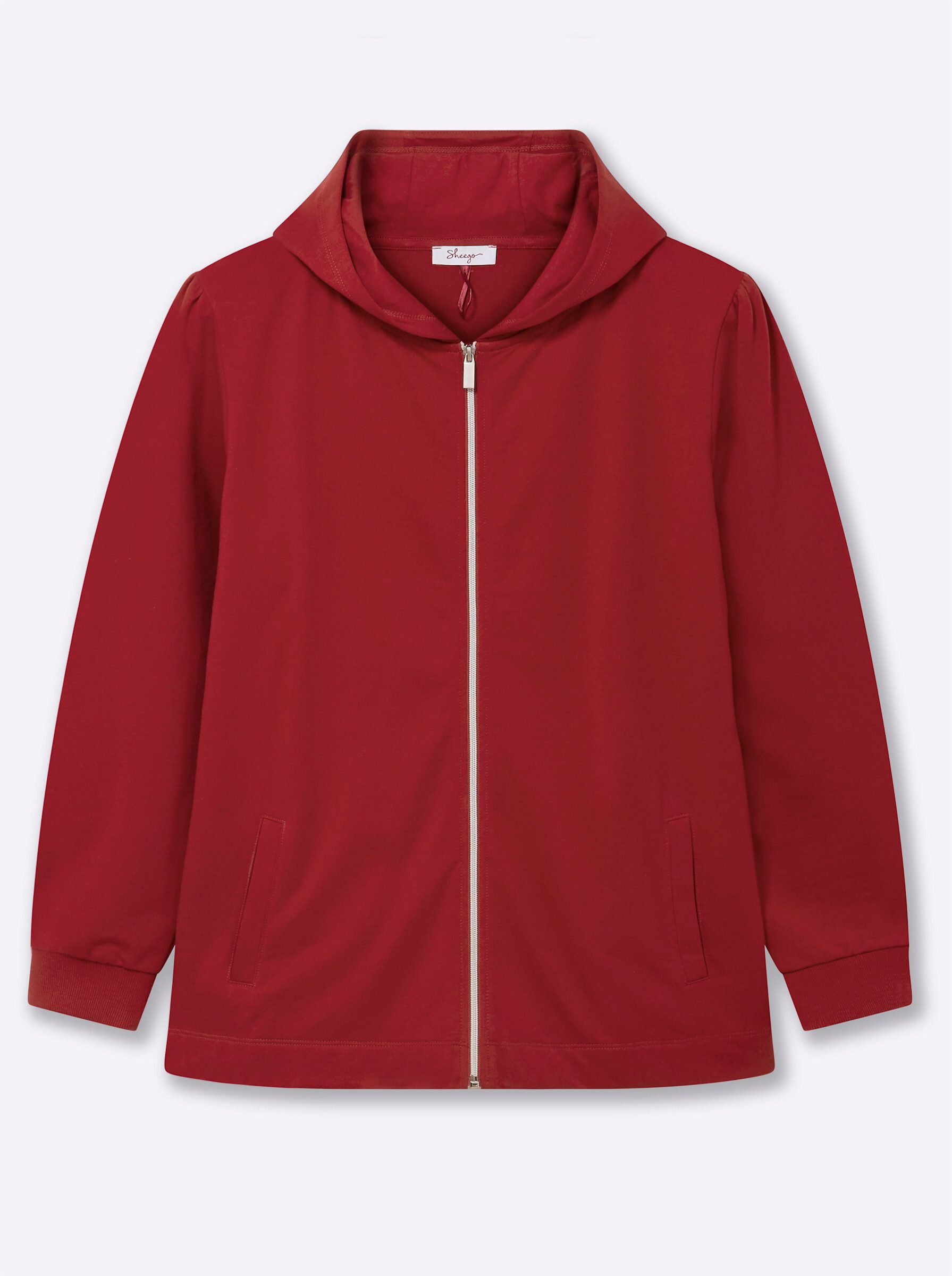 Sheego Shirtjacke Sweatjacke .
