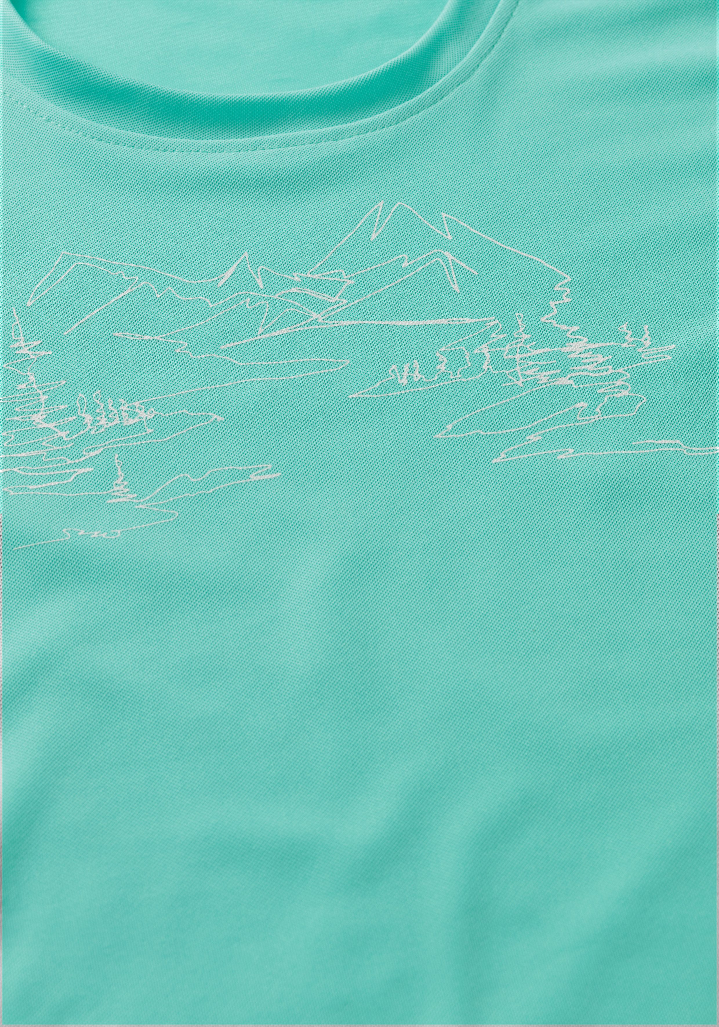 Maier Sports T-Shirt "Wilma Print", Damen Funktionsshirt, Freizeitshirt mit günstig online kaufen