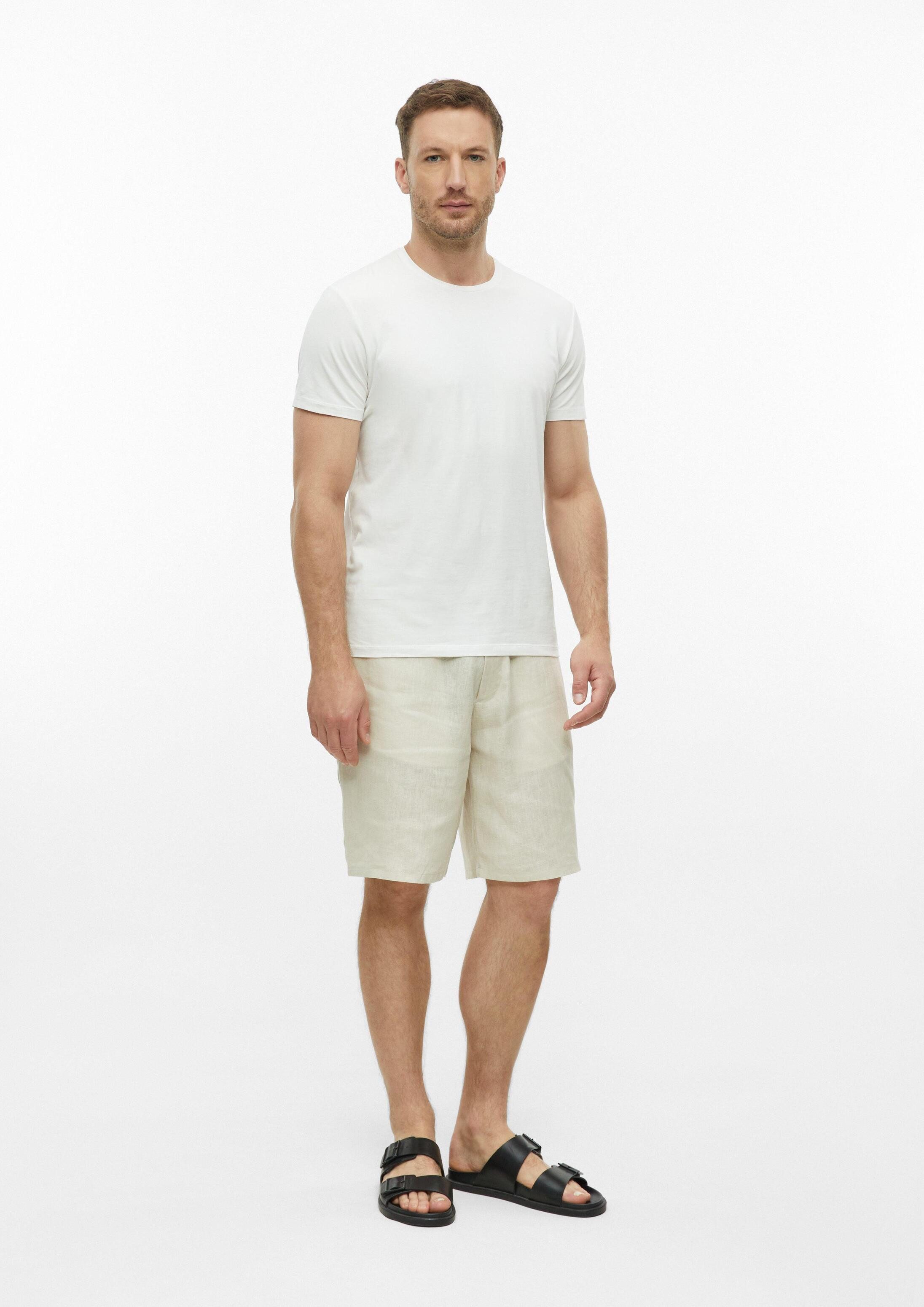 s.Oliver Shorts Bermuda Bermuda aus 100% Leinen mit Elastikbund