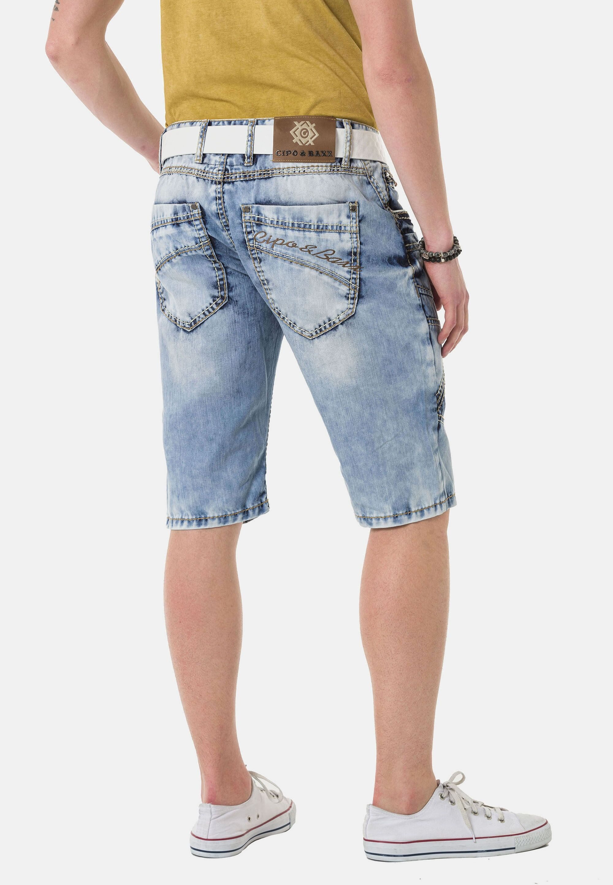 Cipo & Baxx Jeansbermudas Capri-Shorts mit günstig online kaufen
