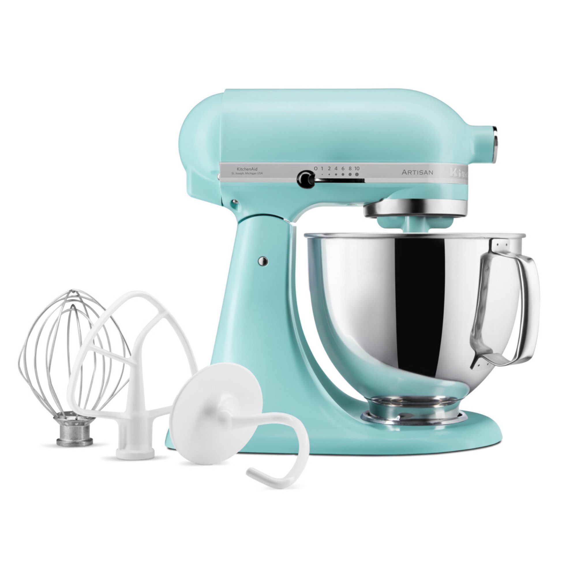 KitchenAid Küchenmaschine 5KSM125EMI, 300 W, 4,8 l Schüssel, Original-Planetenrührwerk