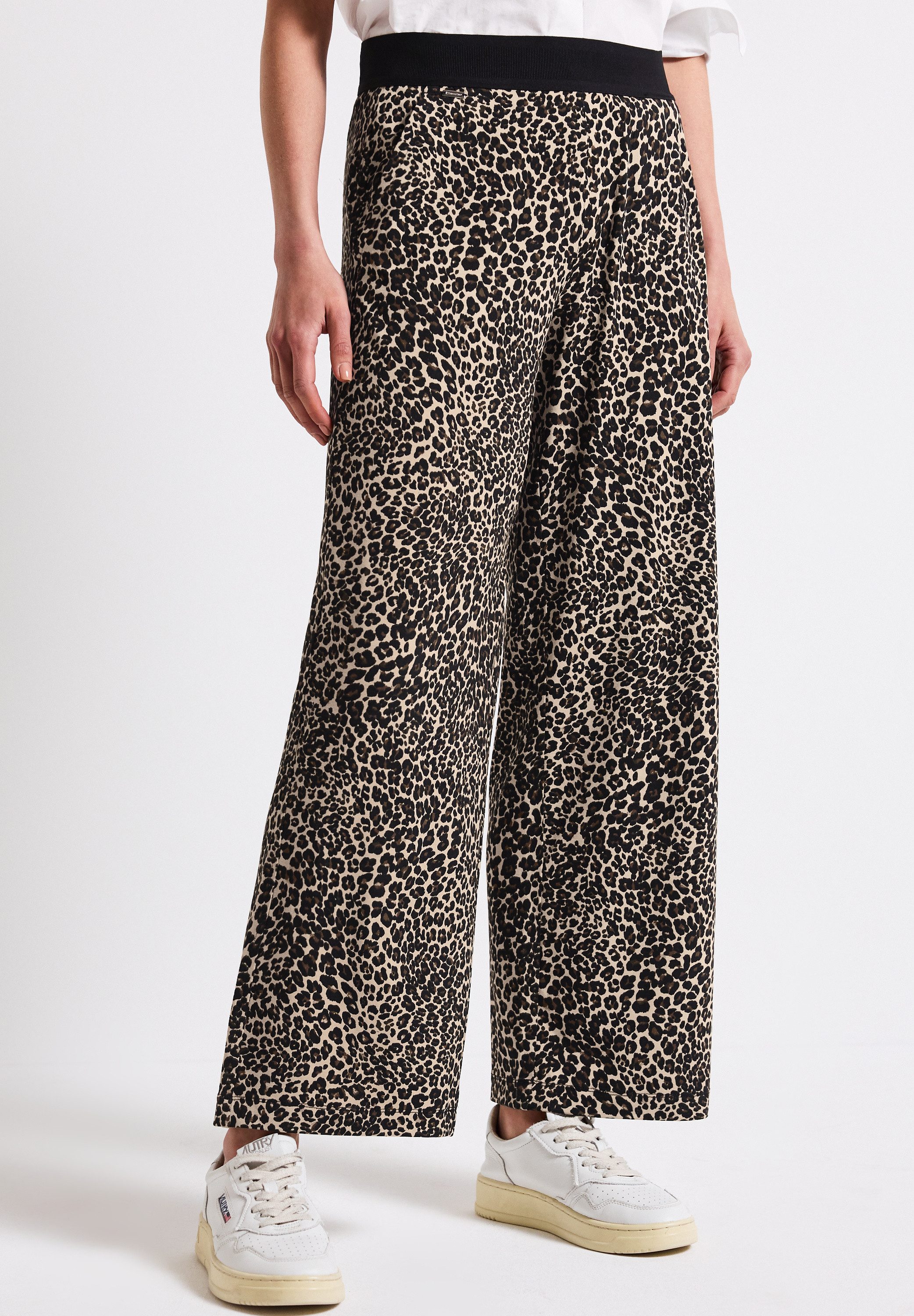 STREET ONE Jerseyhose High Waist