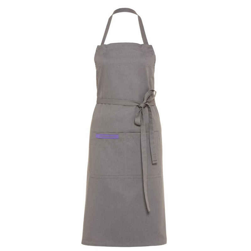 Feuermeisterin Kochschürze »Premium Textil Back- und Kochschürze Grau mit 2 Taschen«