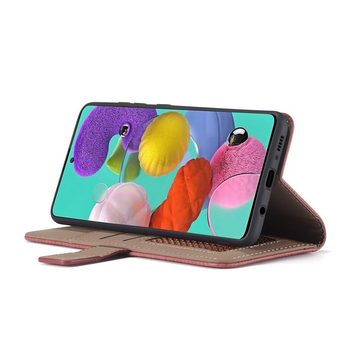 FITSU Handyhülle Hülle für Samsung Galaxy A51 Handytasche Flipcase 6,5 Zoll, Handytasche für Samsung A51 Hülle, Handy Case mit Geld- und Kartenfach