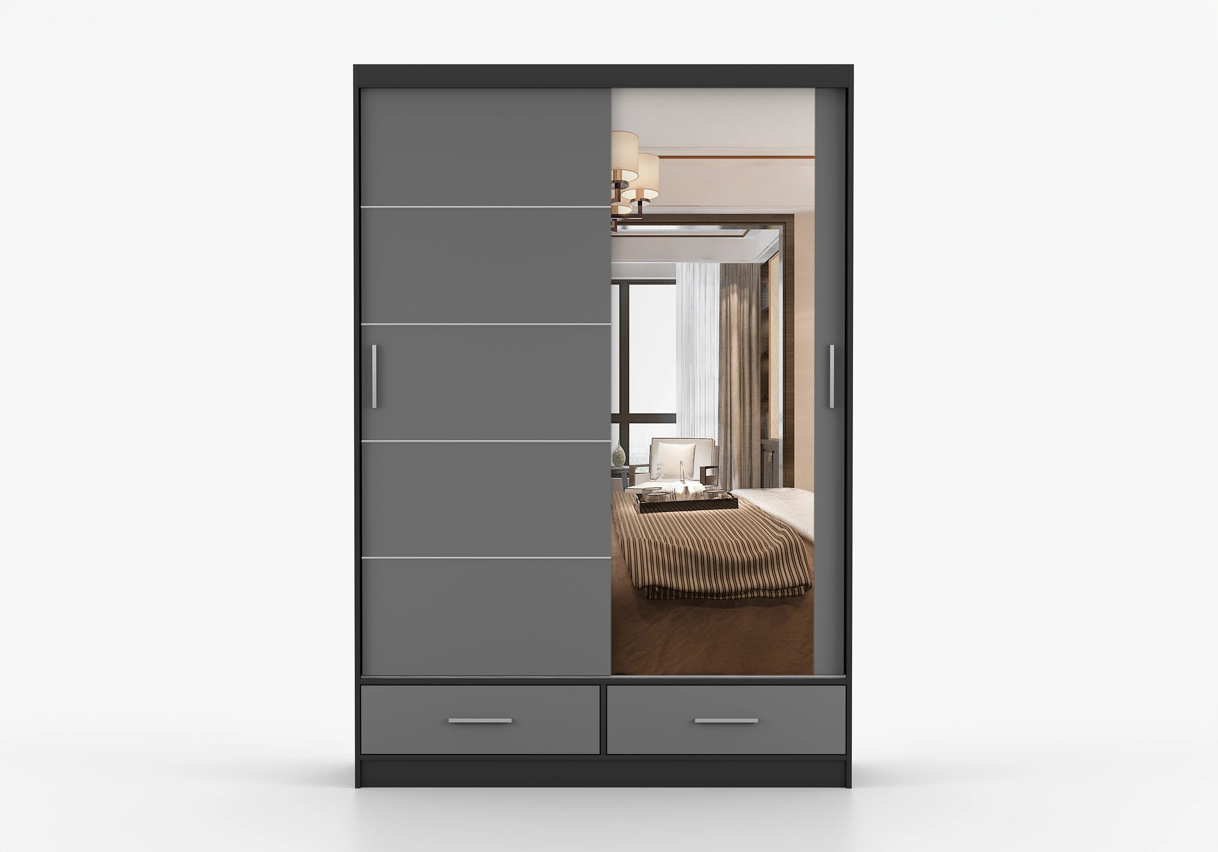 imoebel24 Schwebetürenschrank FLORENCE 150 cm - günstig online kaufen
