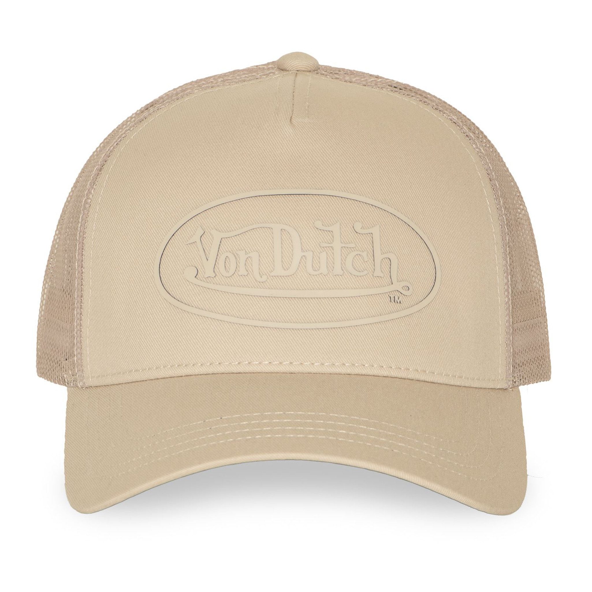 Von Dutch Trucker Cap Von Dutch Originals Trucker Cap - CALIFORNIA Twill Rubber T/T (Basecap, Basecap, Meshcap, Trucker Kappe)